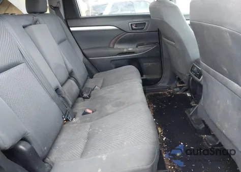 2015 Toyota Highlander Le V6 from USA, damaged, VIN 5TDBKRFH1FS104927